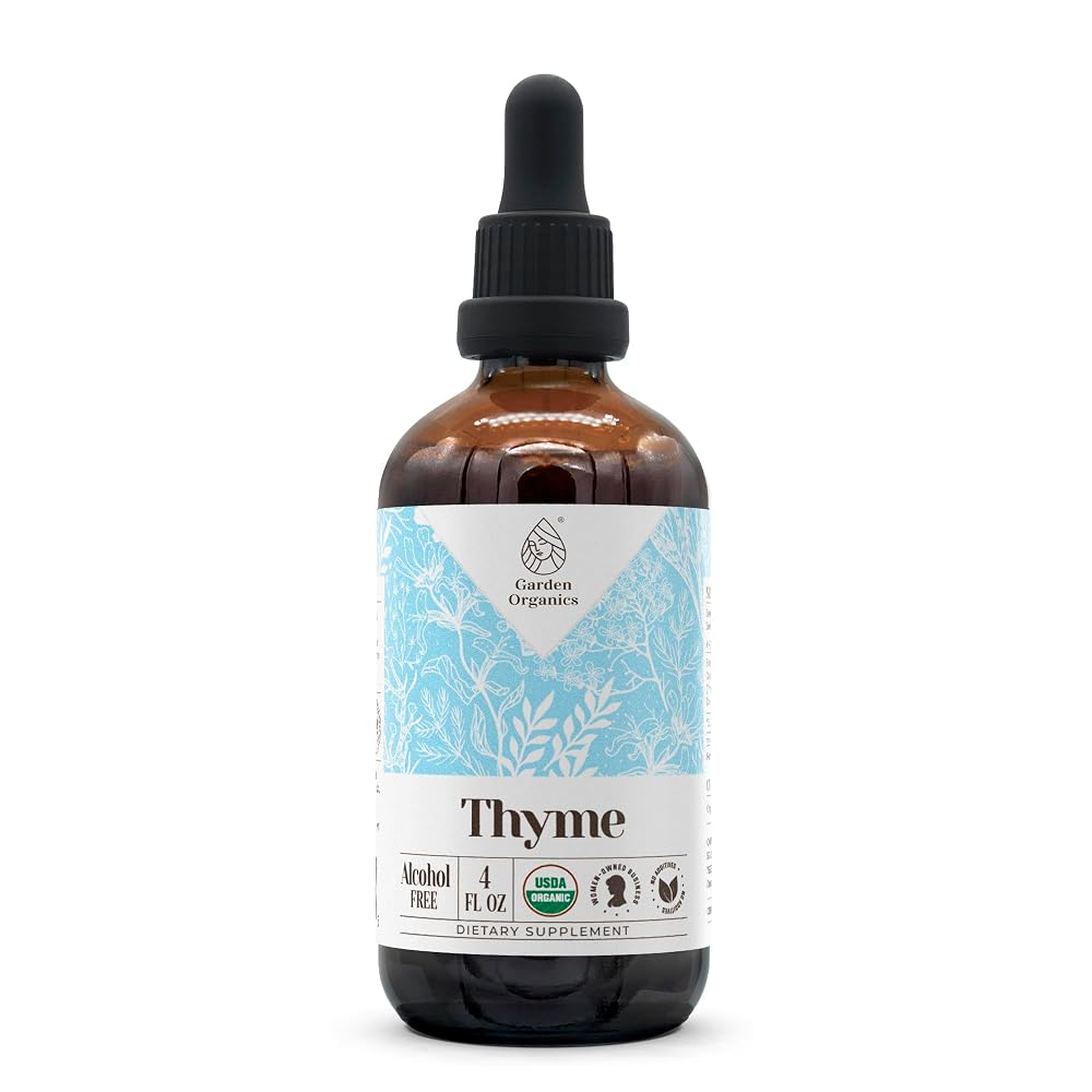 Garden Organics Thyme USDA Organic Alcohol-Free Extract