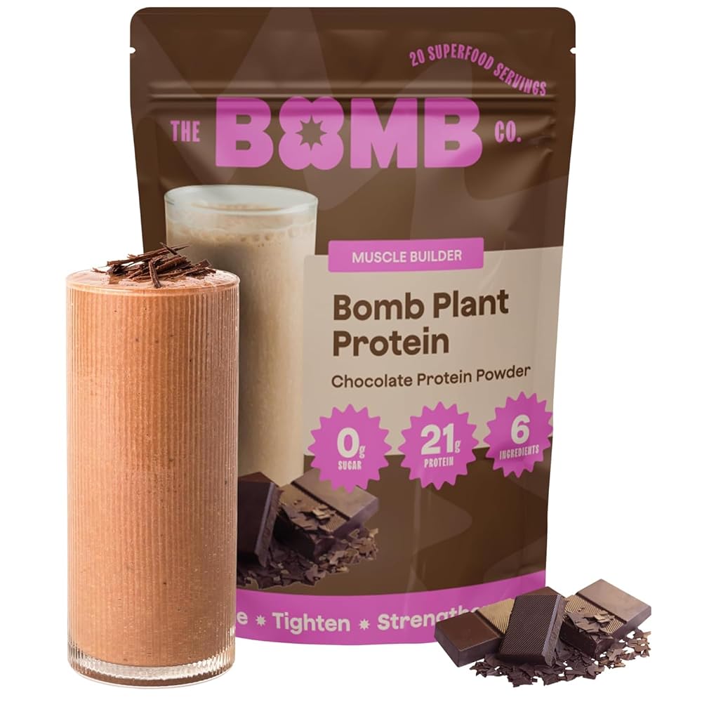 Blender Bombs Plant Protein Powder Chocolate 21g - 20 Servings