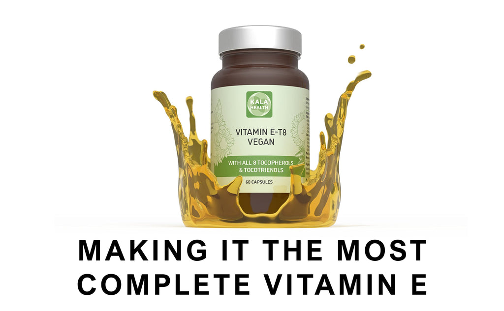 Procapsin Natural Vegan Vitamin E Capsules, All 8 Forms