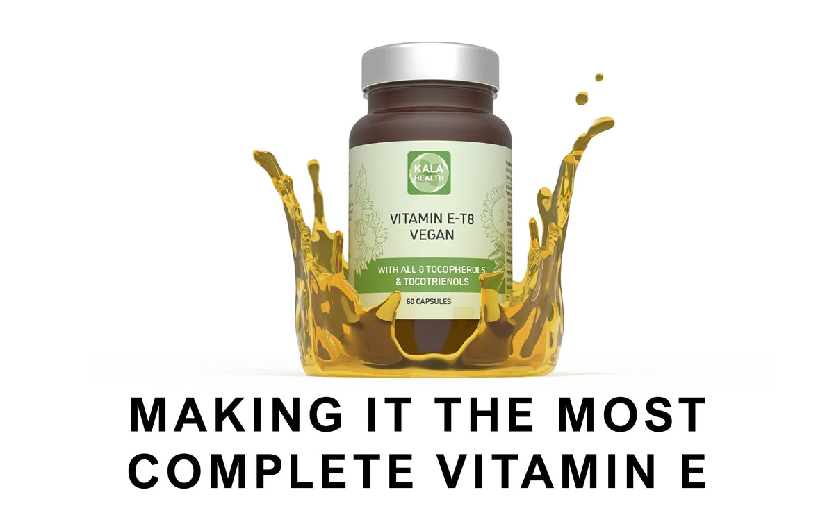 Procapsin Natural Vegan Vitamin E Capsules, All 8 Forms