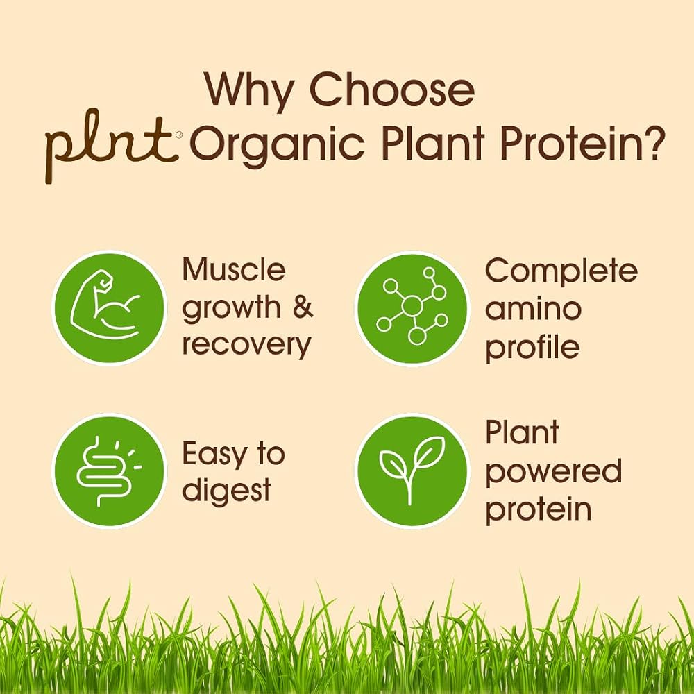 plnt Organic Plant Protein Powder a Vanilla a