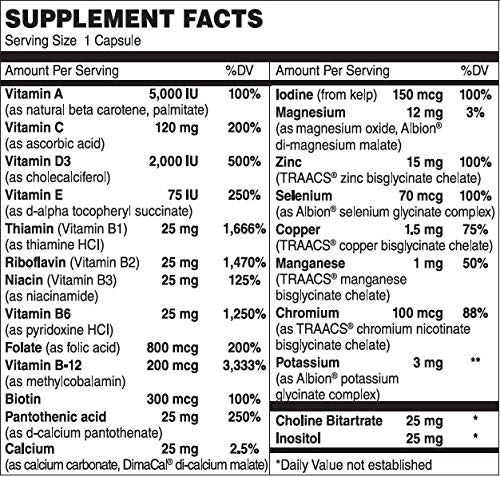 Nutri-Supreme Research Once Daily Multi-Vitamin - 90 Capsules - image 3