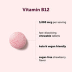 Micro Ingredients Vitamin B12 5000 mcg Methylcobalamin - 240 Tablets - image 3