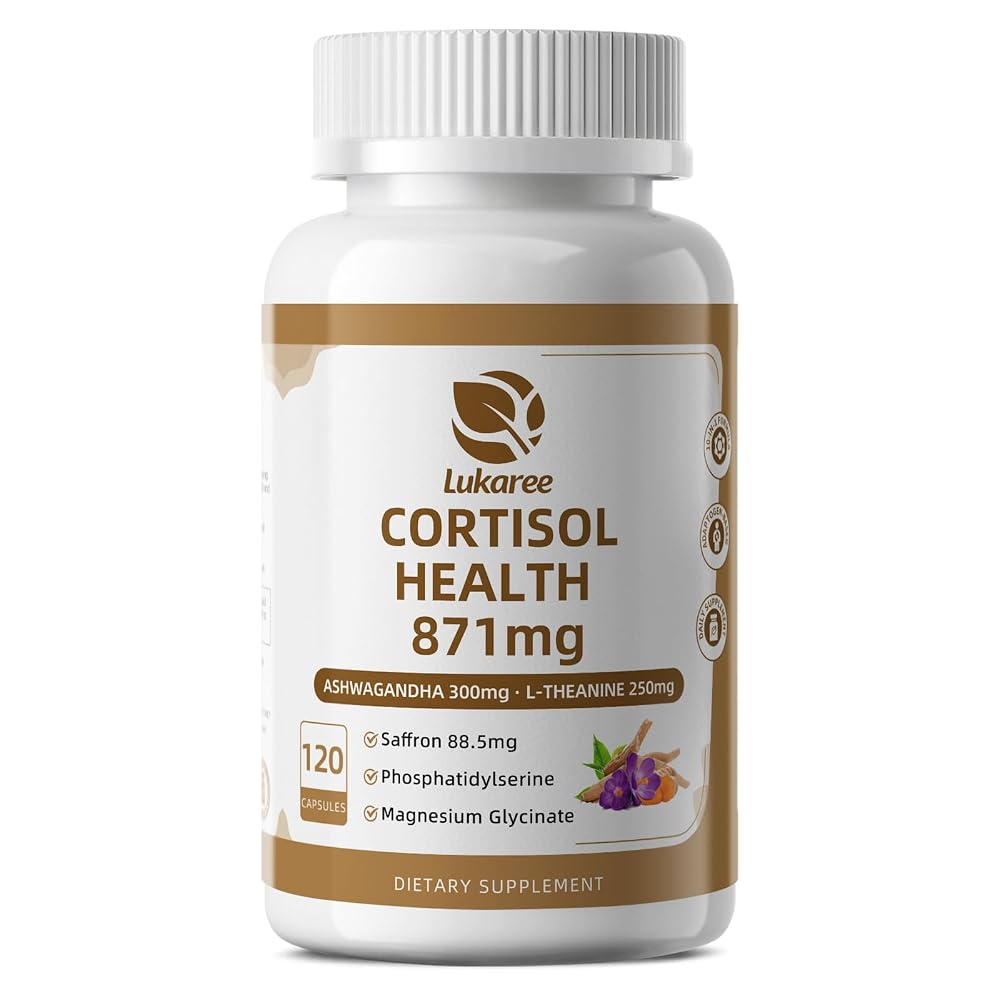 Lukaree 10-in-1 Cortisol Reducer Supplements for Women and Men