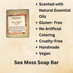 Sabrina Breanna Sea Moss Soap Bar for All Skin Types - 2 Bars - image 4
