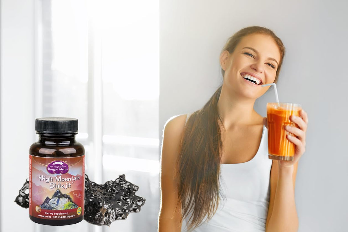 Dragon Herbs High Mountain Shilajit 450 mg - 60 Capsules - image 2