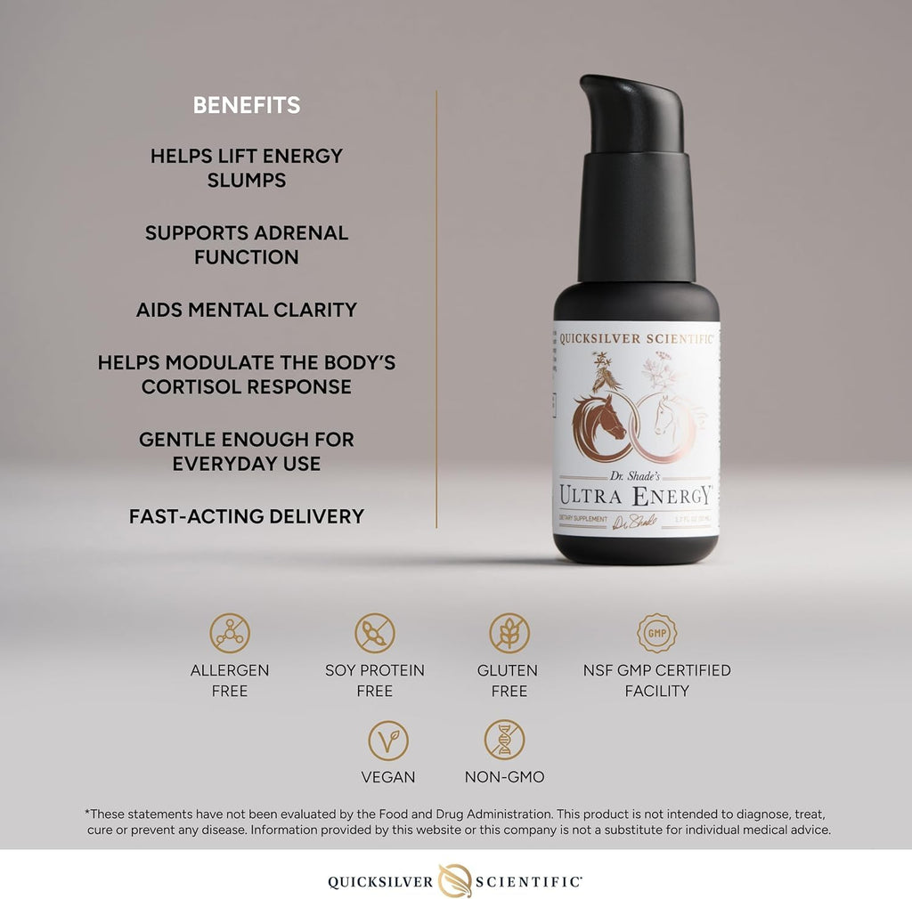 Quicksilver Scientific Dr. Shade's Ultra Energy Reishi Adaptogenic Tonic - 50ml - image 4