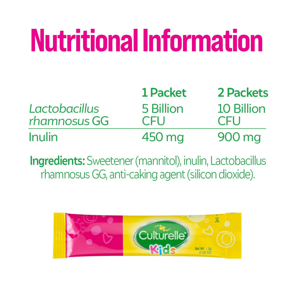 Culturelle Kids Daily Probiotic Supplement Age 3+ - 30 Packets - image 8