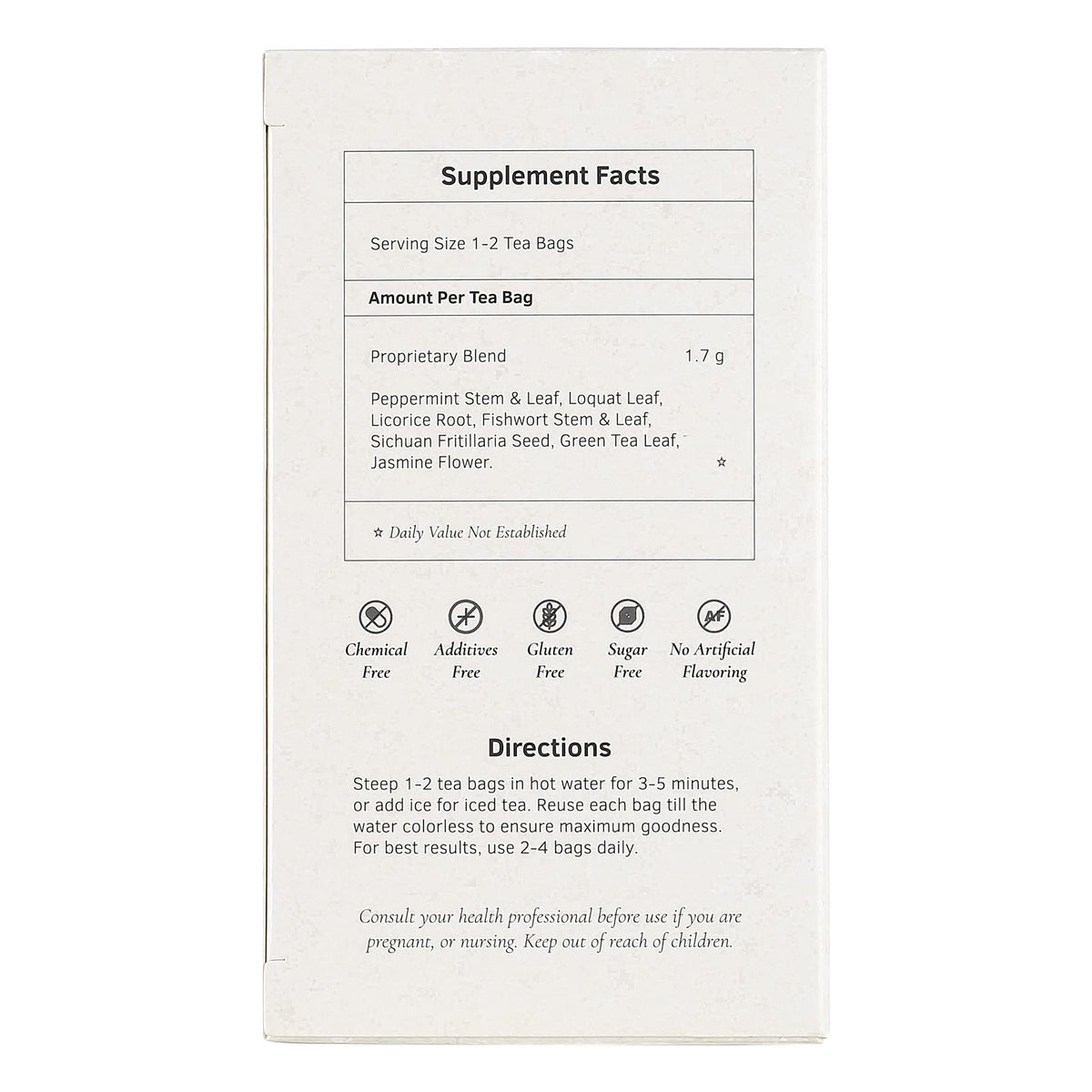 Health King Stop Smoking Tea - 20 Teabags - image 3