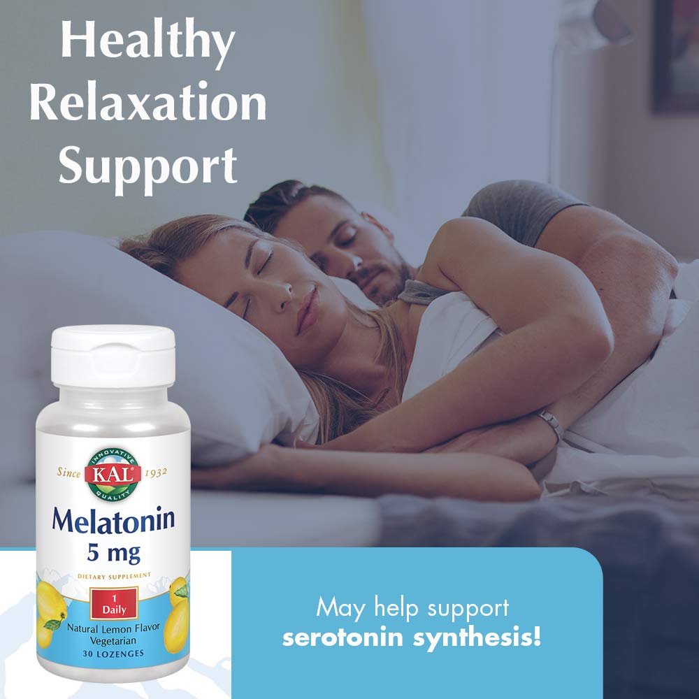 KAL Melatonin 5 mg Tablets Lemon - image 3