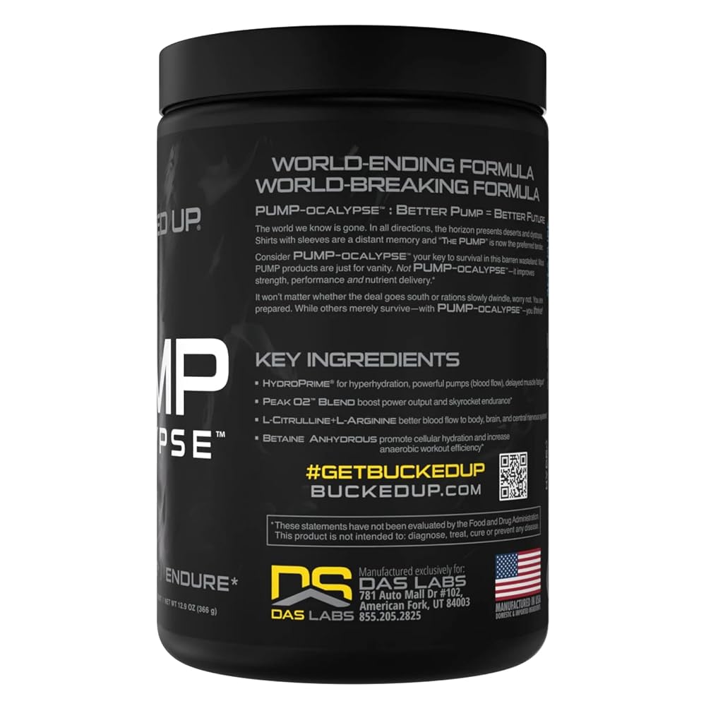 Bucked Up Pump-ocalypse Tropical Nitric Oxide Booster - 12.9 oz - image 3