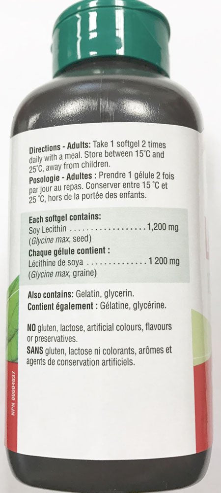 Jamieson Lecithin 1,200 mg Liver Support - 100 Softgels - image 2