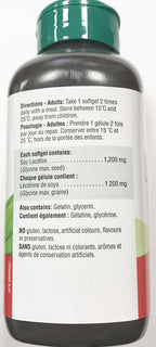 Jamieson Lecithin 1,200 mg Liver Support - 100 Softgels - image 2