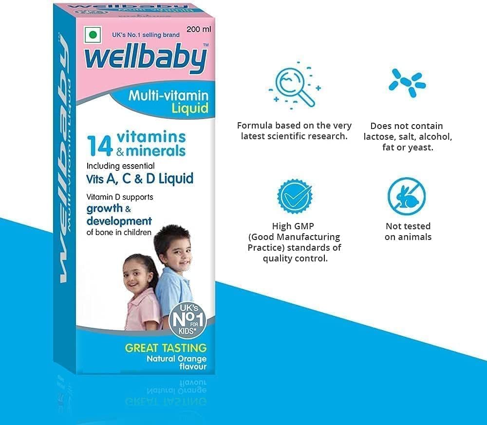 Generic We.llbaby Multivitamin Liquid for Baby - 6.76 Fl Oz - image 2