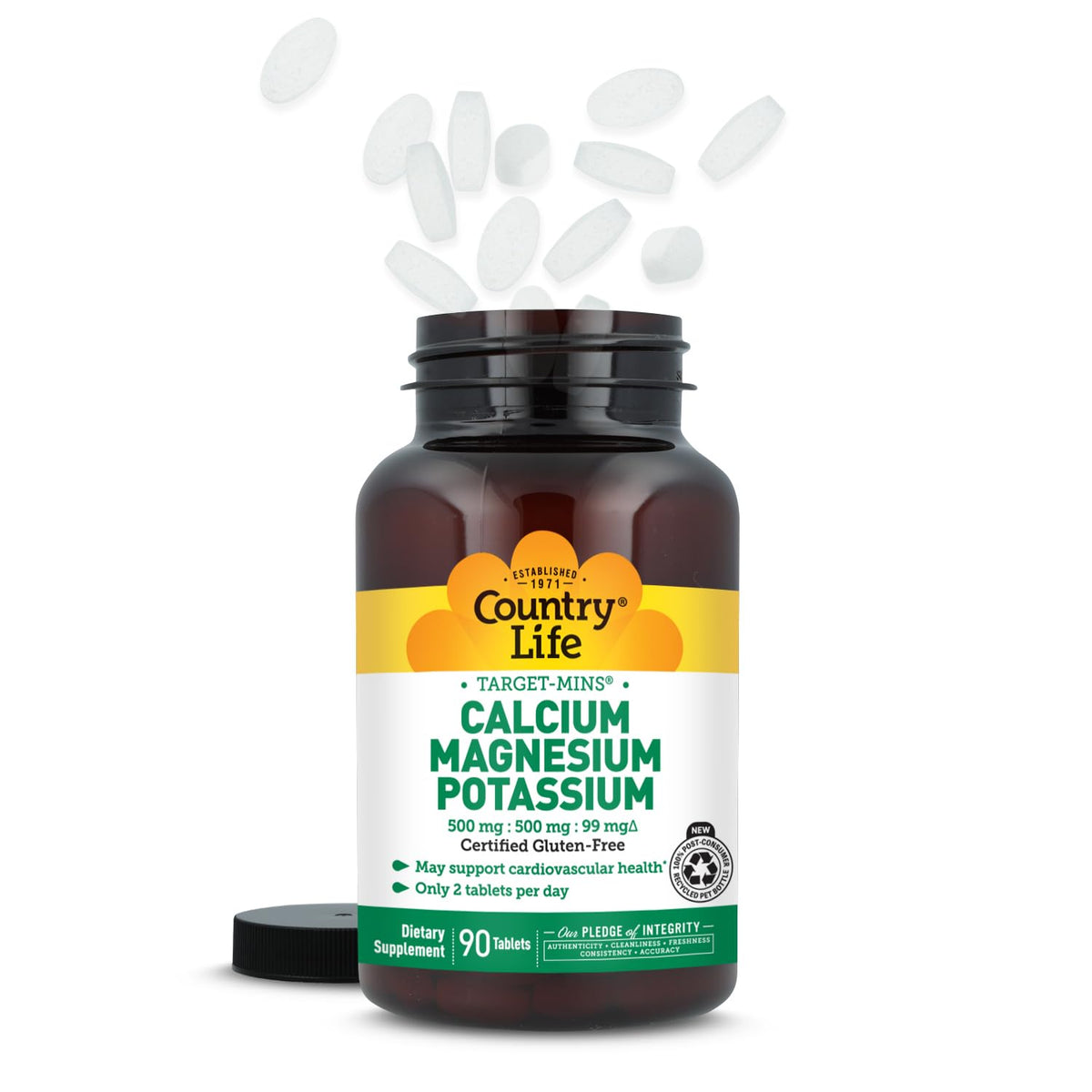 Country Life Target Mins Calcium Magnesium Potassium - 90 Tablets - image 2