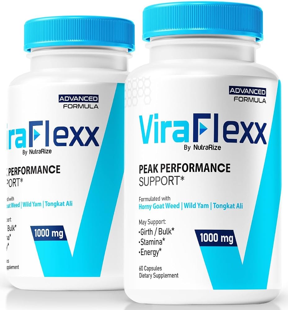 NutraRize ViraFlexx for Men Male Performance Support - 120 Capsules