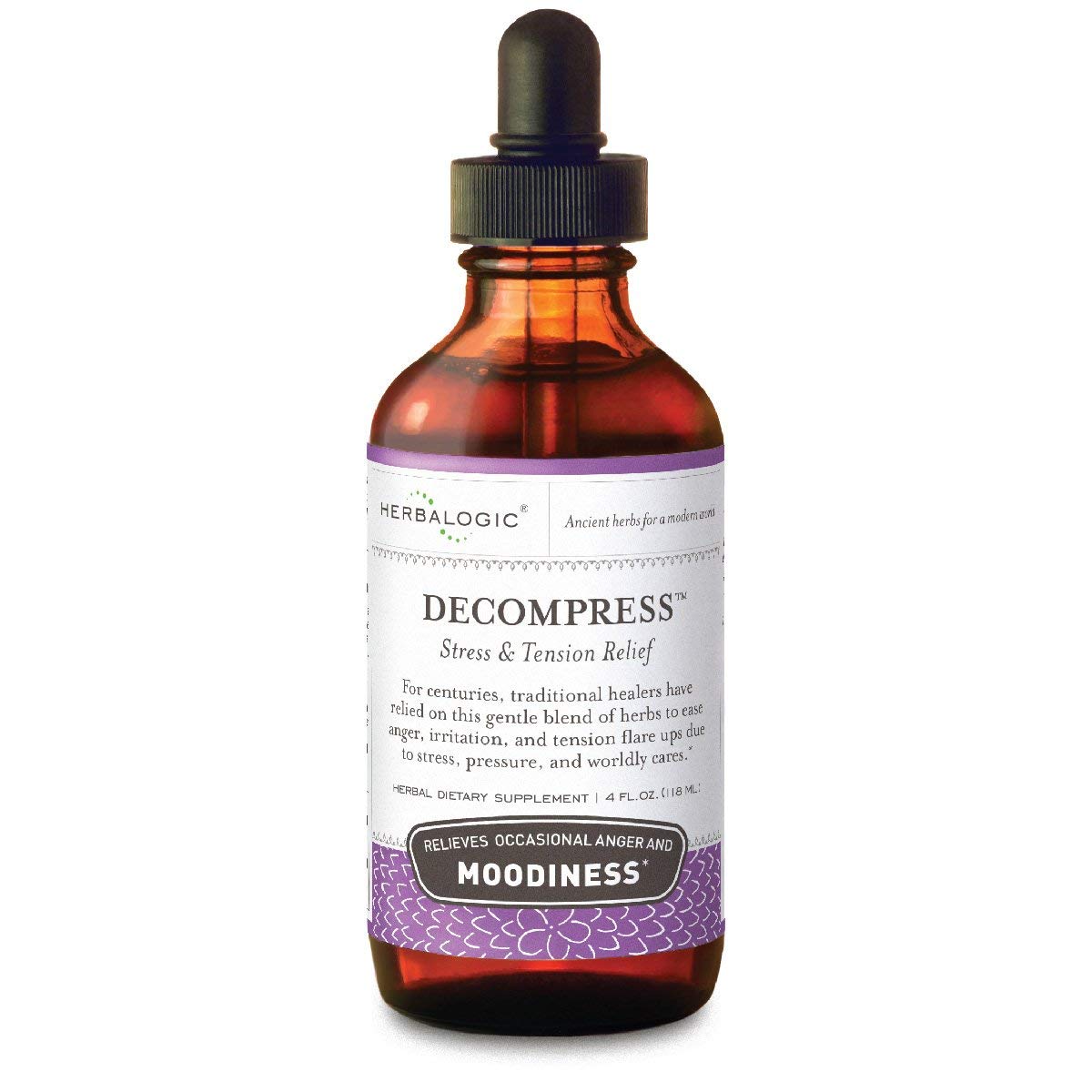 Herbalogic Stress & Tension Relief Liquid Herb Drops - 4 Fl Oz