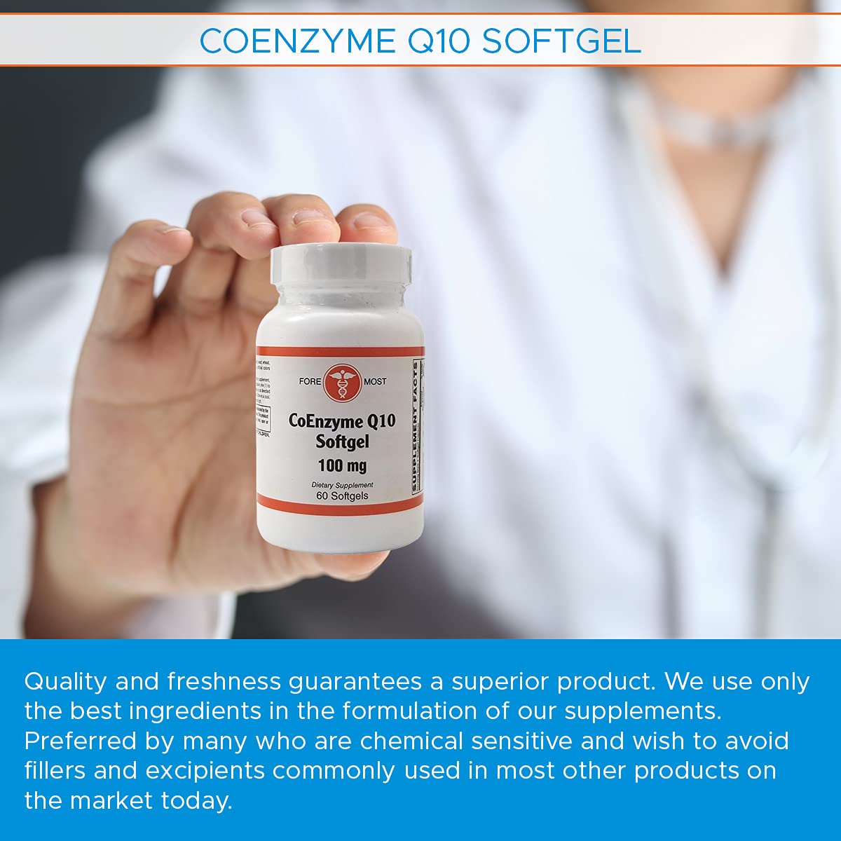 Holistic Health CoEnzyme Q10 100 mg - 60 Softgels - image 6
