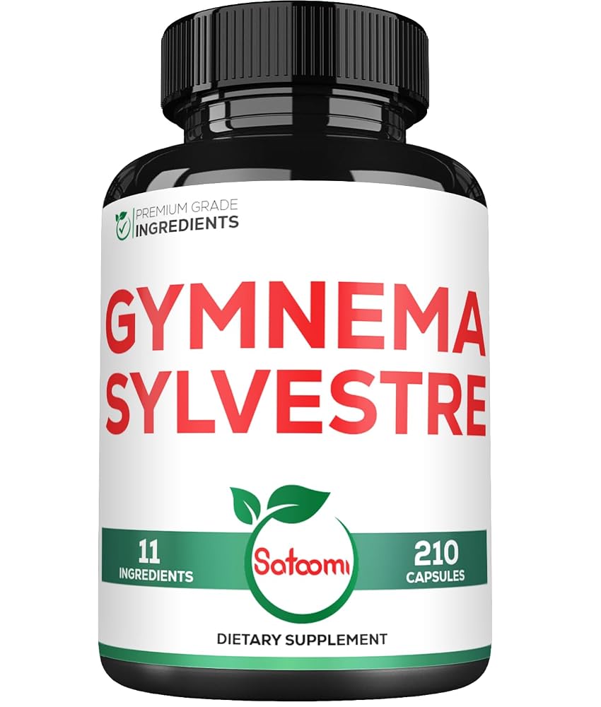 Satoomi Gymnema Sylvestre 1000mg Supplement - 210 Capsules