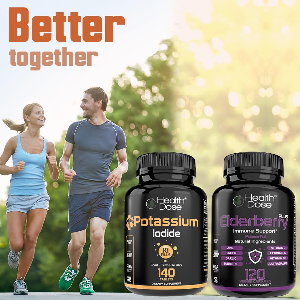 Health Dose Potassium Iodide 130mg Mineral Supplement - 420 Tablets - image 5