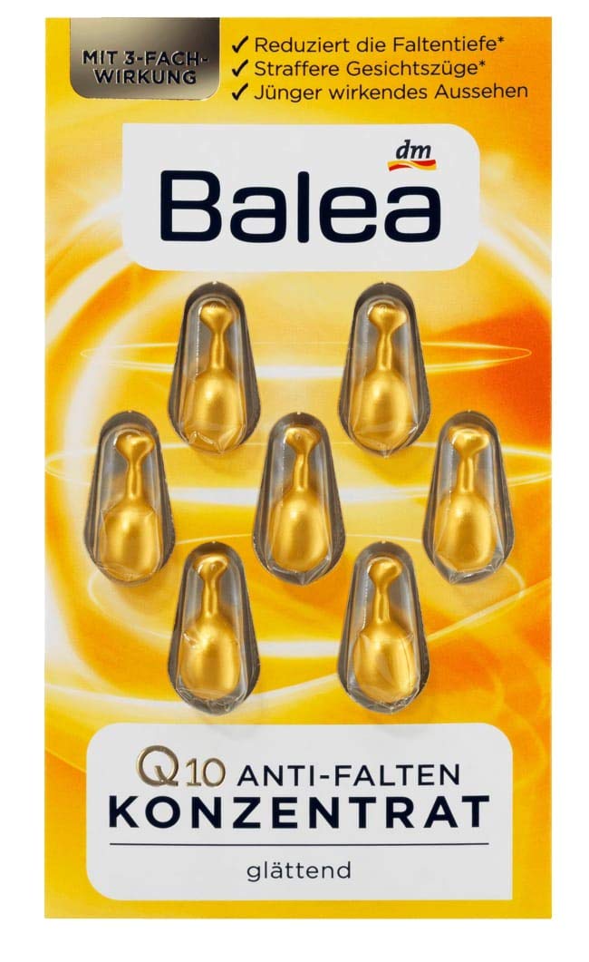 Balea Q10 Anti-Wrinkle Concentrate - 7 Capsules