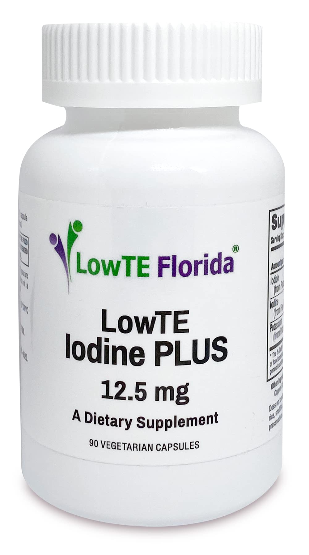 LowTE Florida Iodine Plus 12.5 mg - 90 Vegetarian Capsules