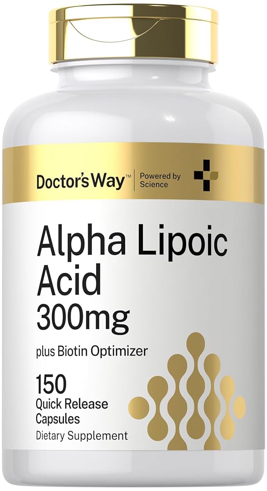 Doctor's Way Alpha Lipoic Acid 300mg - 150 Capsules