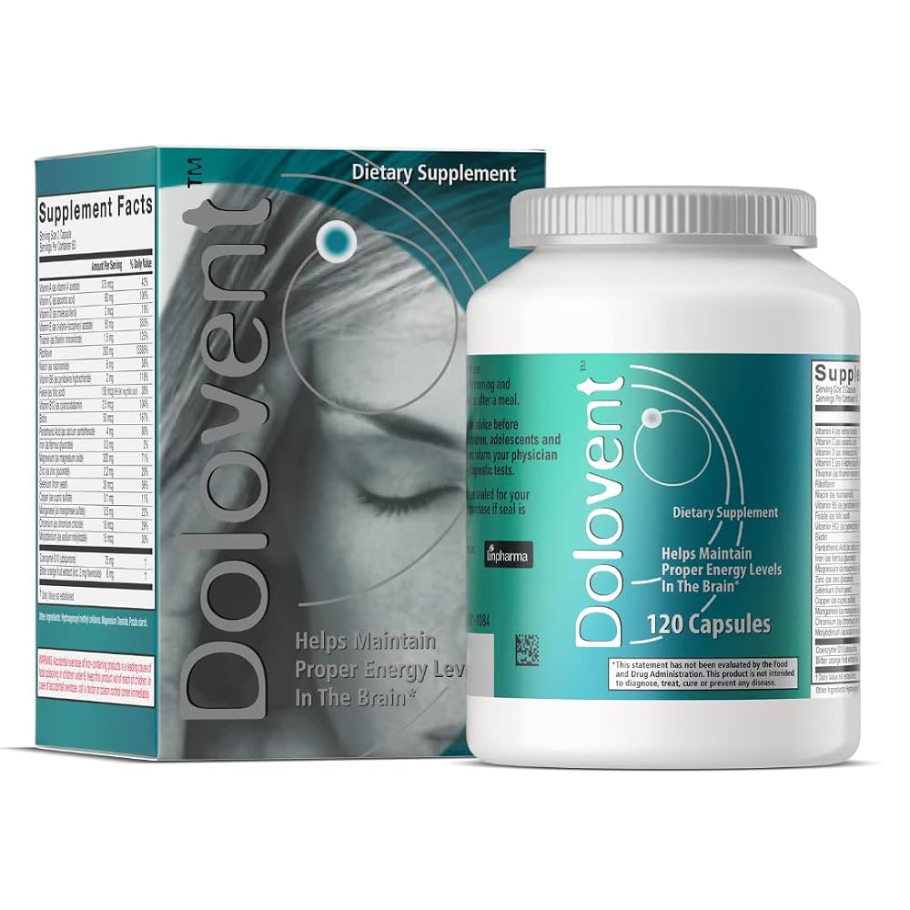 Dolovent Vitamin B2, Magnesium & CoQ10 Formula - 120 Capsules