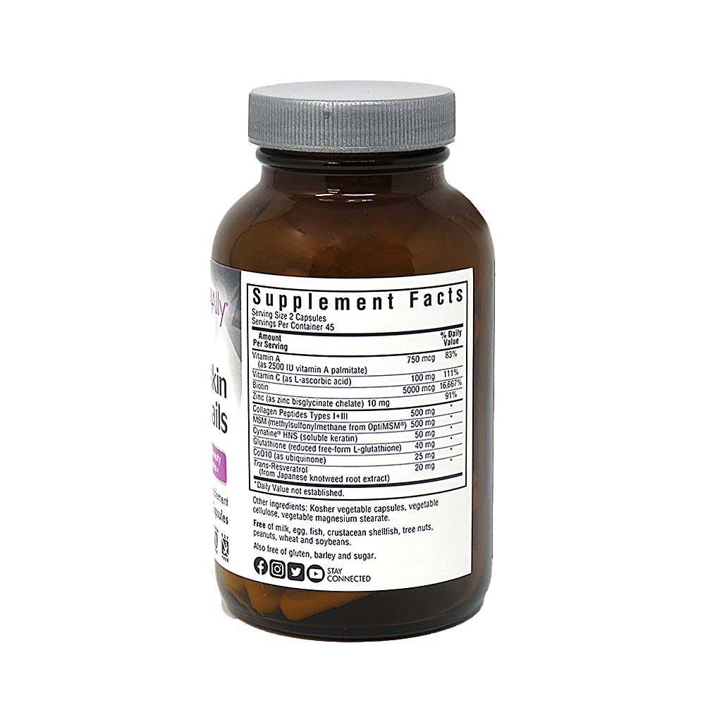 BlueBonnet Beautiful Ally Hair, Skin & Nails Collagen - 90 Capsules - image 4