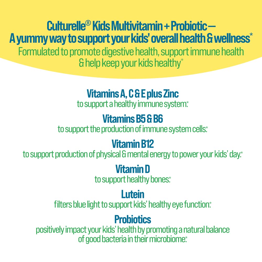 Culturelle Kids Multivitamin + Probiotic Gummies - 60 Count - image 7