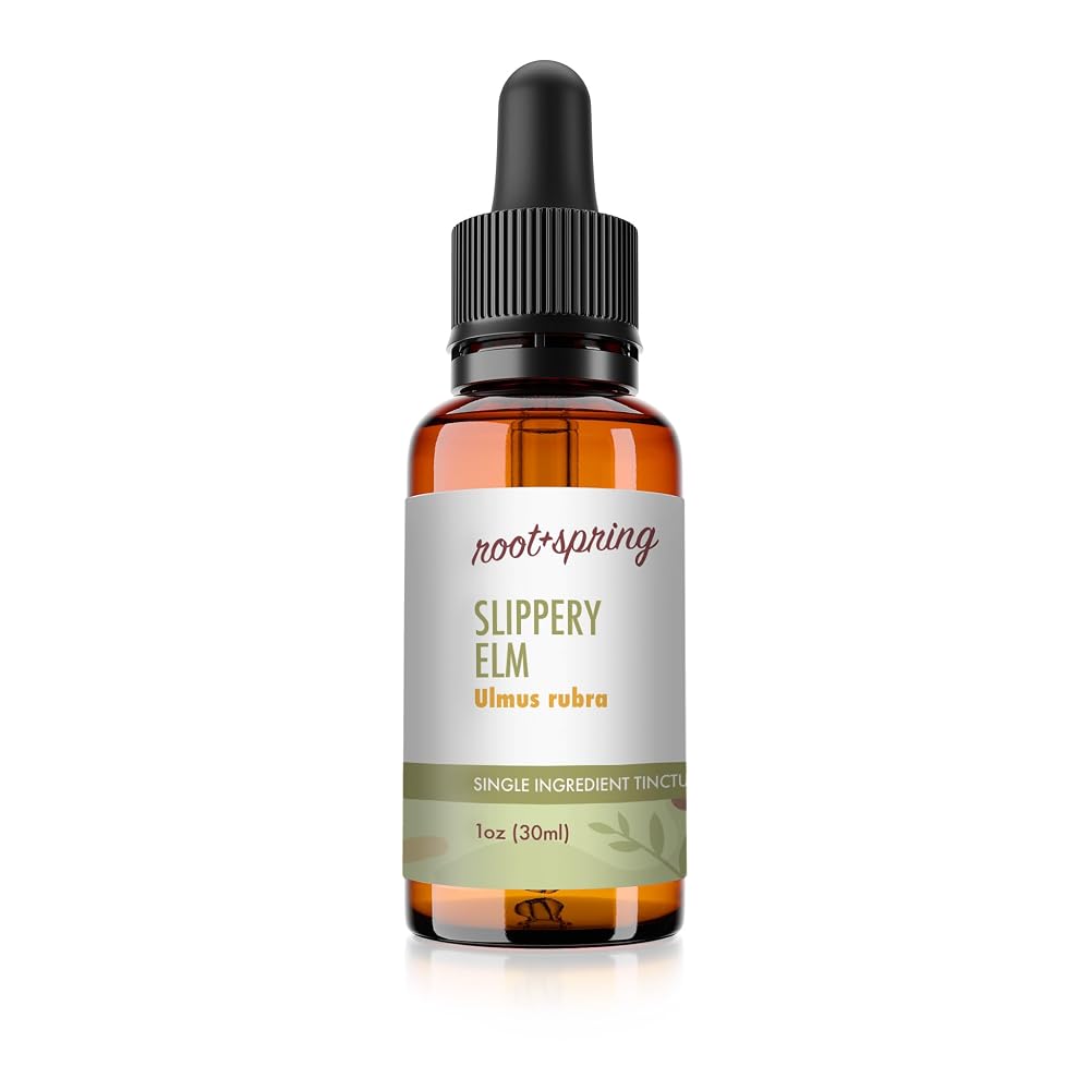 root + spring Slippery Elm Bark Herbal Tincture - 1 oz