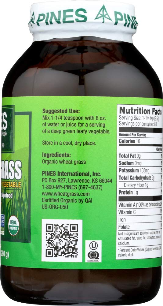 Pines Wheat Grass Powder - 10 oz (3-Pack) - image 4