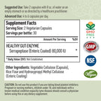 Liver Medic Serrapeptase Digestive Enzymes Enteric Coated - 60 Capsules - image 2