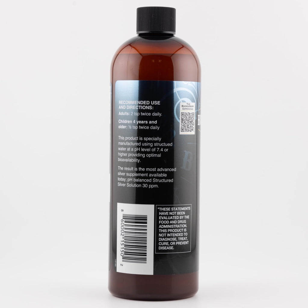Bucklebury Silver Solution Liquid 30ppm Colloidal Silver - 16 Fl Oz - image 7