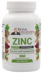 Peter's Choice Life Essentials Zinc 50mg Immune Support - 250 Tablets