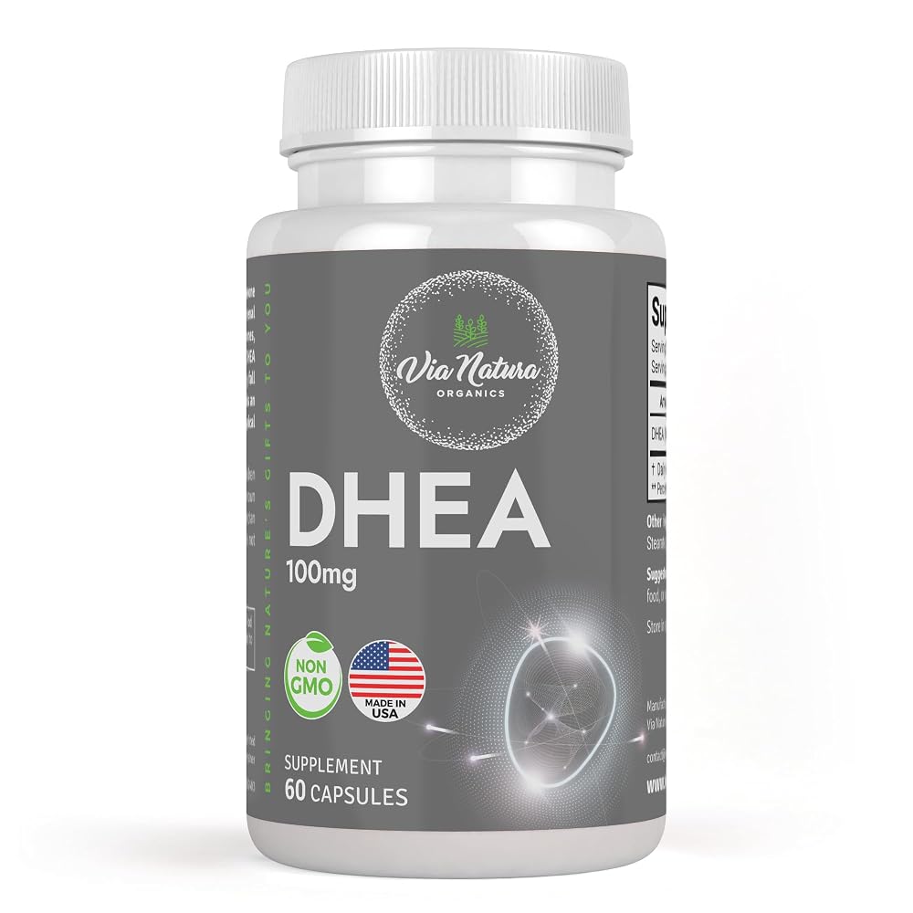 Via Natura Organics DHEA 100mg - 60 Capsules