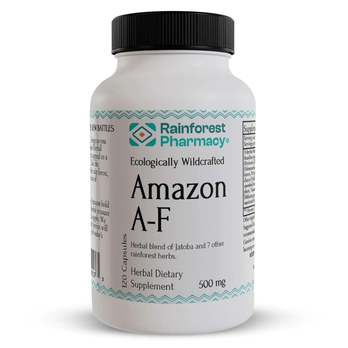 Rainforest Pharmacy Amazon A-F Herbal Supplement - 120 Vegetarian Capsules