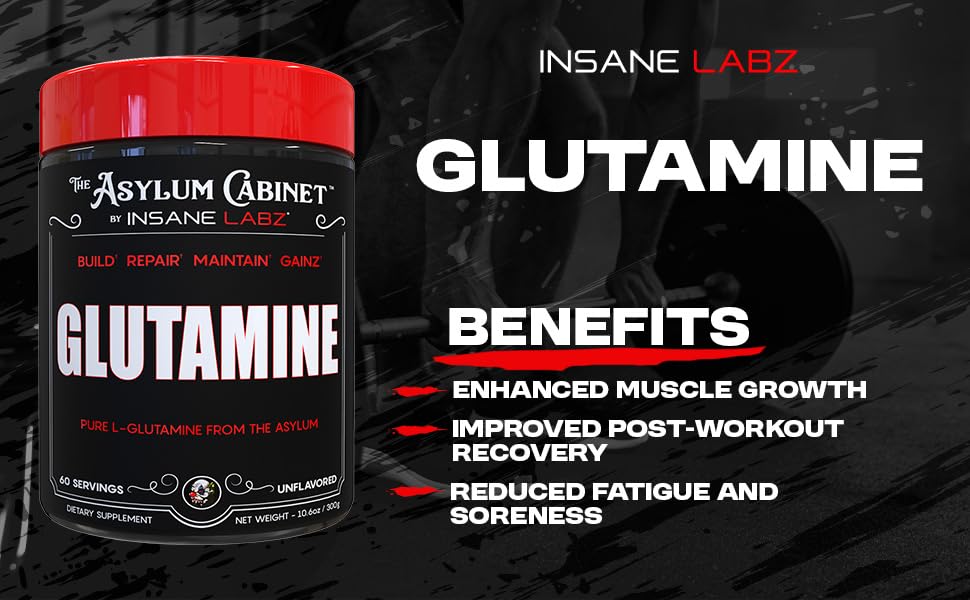 Insane Labz Glutamine Powder 5g - 60 Servings - image 7