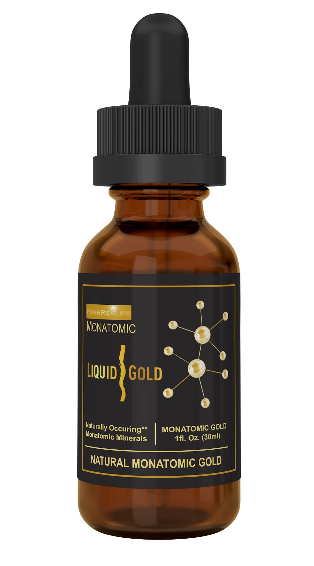 Liquid Gold ORMUS Monoatomic Gold Trace Mineral Solution - 1 oz - image 2
