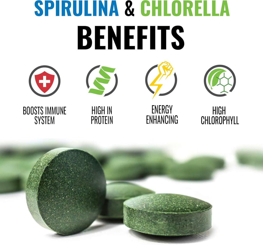 On Target Living Spirulina Chlorella + CGF Tablets - 2000 Count - image 2