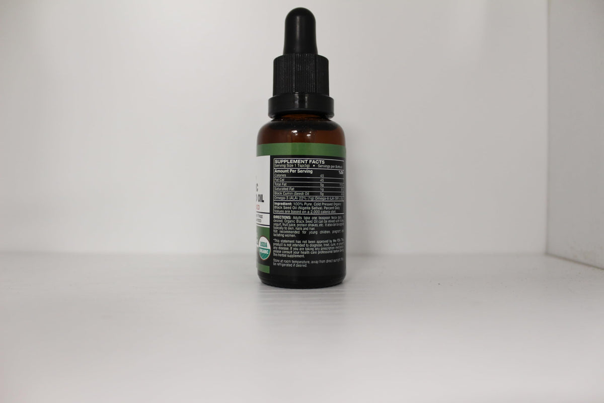HalalEveryDay- USDA Organic Black Seed Oil - 100% Pure