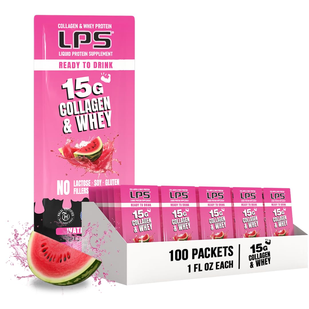 Nutritional Designs LPS Liquid Collagen & Whey Protein - 100 Packets