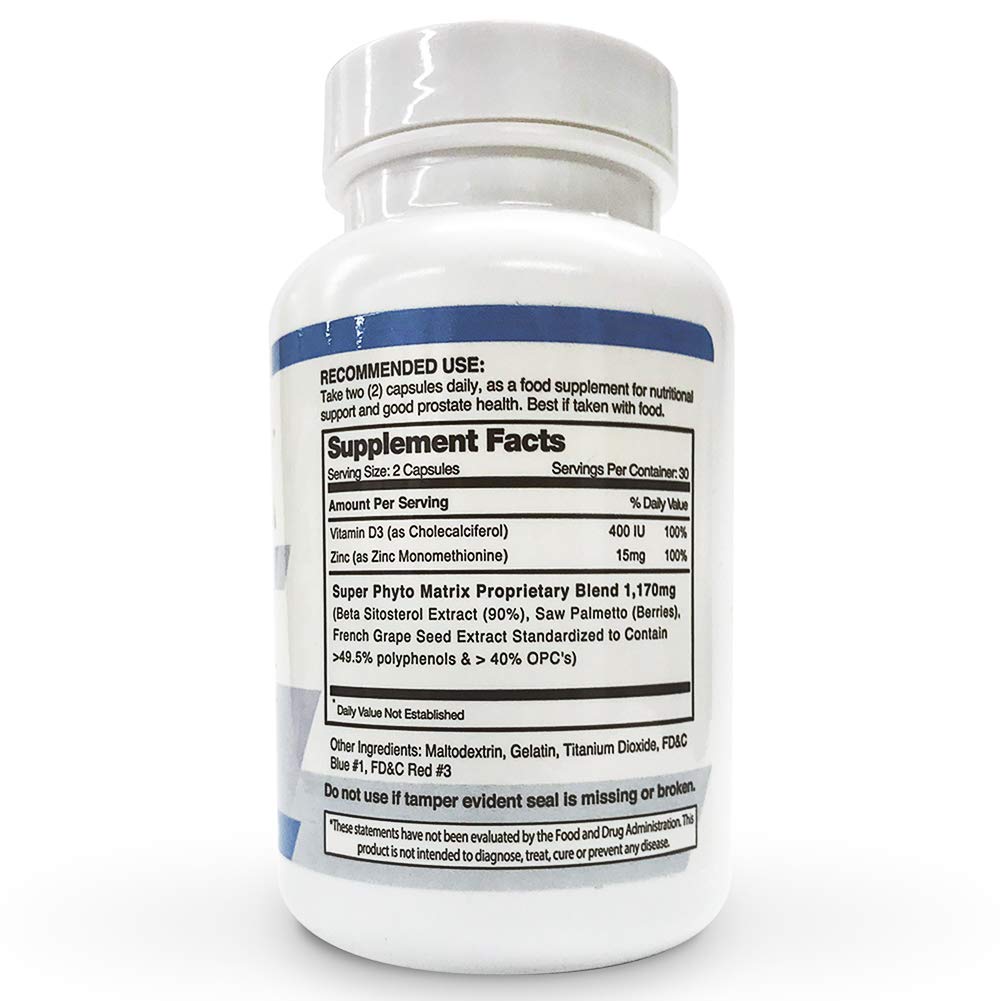 Prostavar Ultra Prostate Support 625mg Beta-Sitosterol - 60 Capsules - image 3