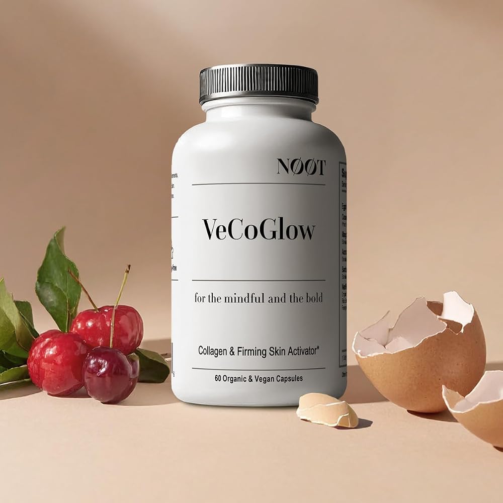 NØØT VeCoGlow Vegetarian Collagen for Skin & Hair - 60 Capsules - image 3