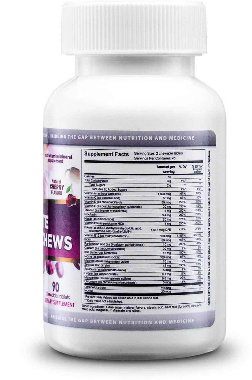 NUTRI-SUPREME RESEARCH Ultimate Prenatal Chews with Folate - 90 Chews - image 2
