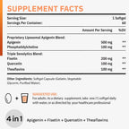 Cenffitio Liposomal apigenin 500mg Softgels - Optimal Apigenin