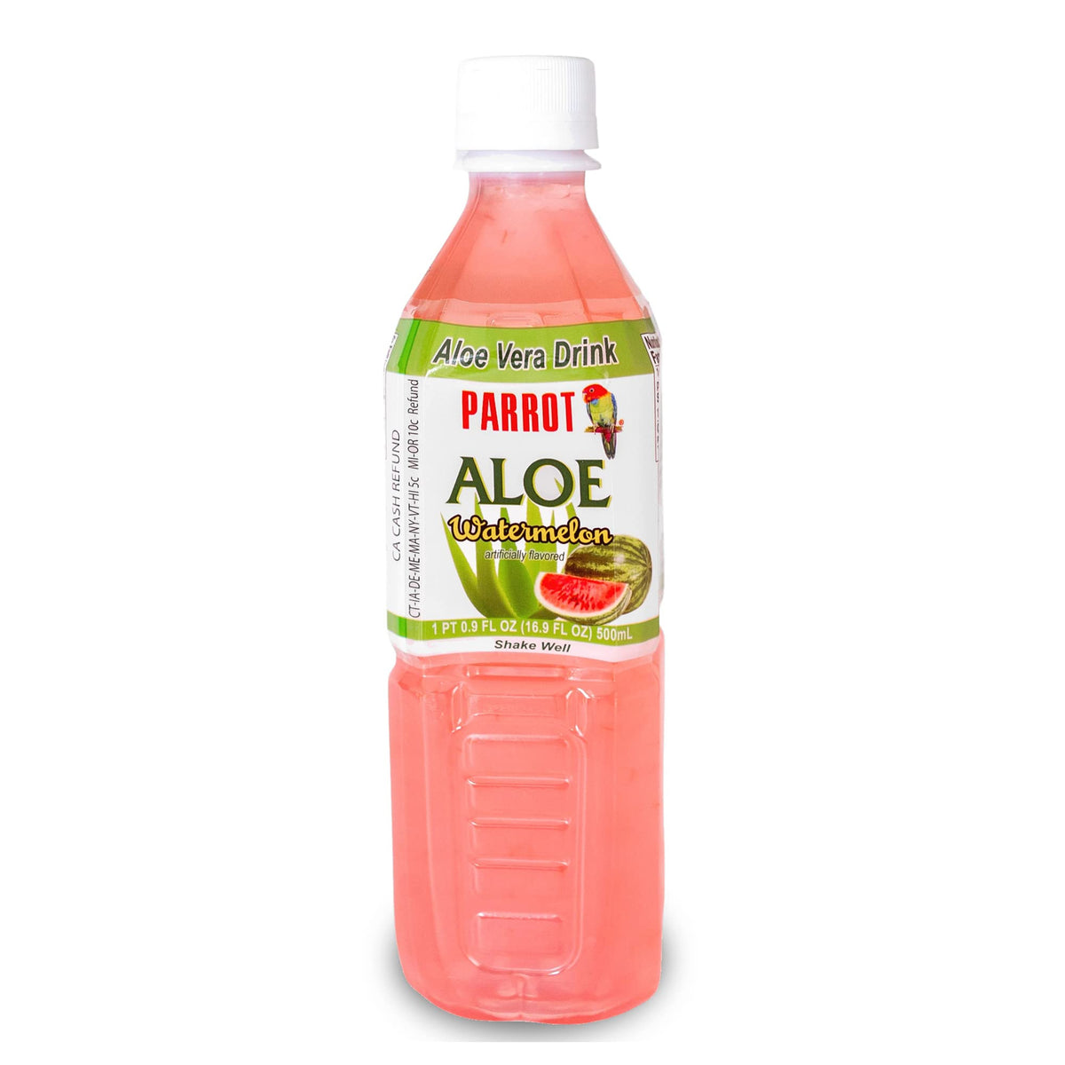 Parrot Brand Aloe Drink 16.9oz（Pack of 10）