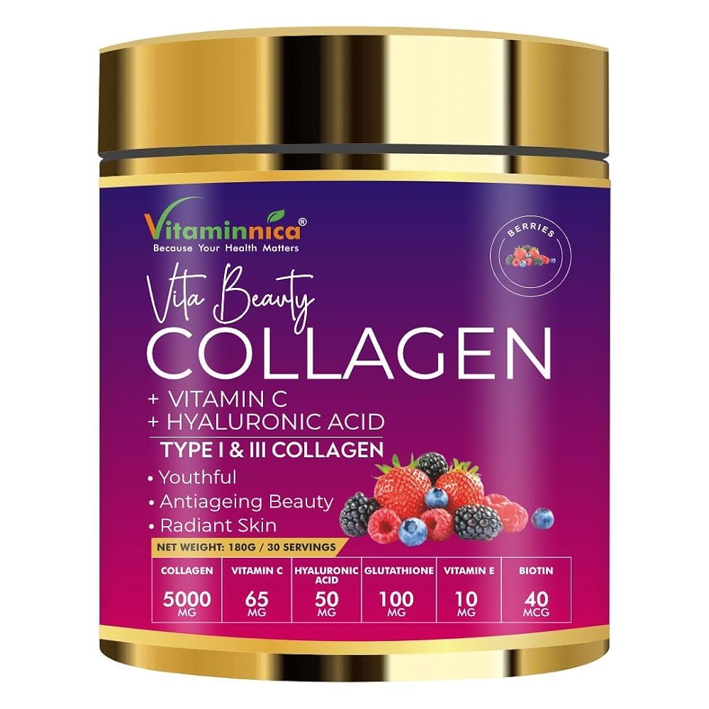 Vitaminnica Vita Beauty Collagen Powder, Berries - 30 Servings