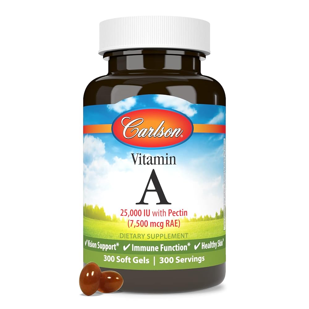Carlson Vitamin A 25000 IU for Healthy Vision - 300 Softgels - image 5