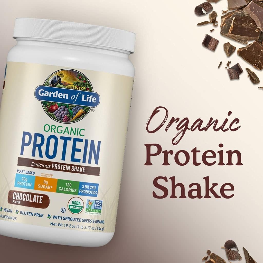 Garden of Life Organic Protein Shake Powder Chocolate - 1.2 lb - image 4